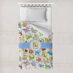 Animal Alphabet Toddler Duvet Cover w/ Name or Text