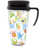 Animal Alphabet Acrylic Travel Mug with Handle (Personalized)