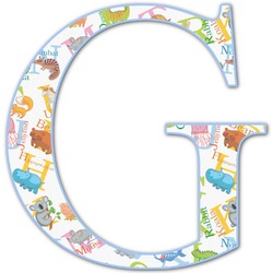 Animal Alphabet Letter Decal - Large (Personalized)