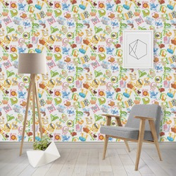 Animal Alphabet Wallpaper & Surface Covering (Water Activated - Removable)