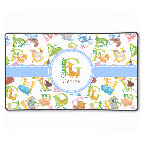 Custom Animal Alphabet XXL Gaming Mouse Pad - 24" x 14" (Personalized)