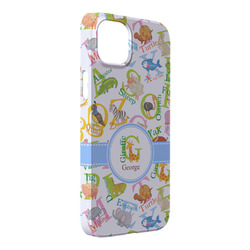 Animal Alphabet iPhone Case - Plastic - iPhone 14 Pro Max (Personalized)