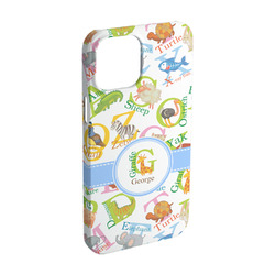 Animal Alphabet iPhone Case - Plastic - iPhone 15 (Personalized)