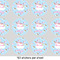 Rainbows and Unicorns 1" Multipurpose Round Labels - Sheet