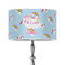 Rainbows and Unicorns 12" Drum Lampshade - ON STAND (Poly Film)