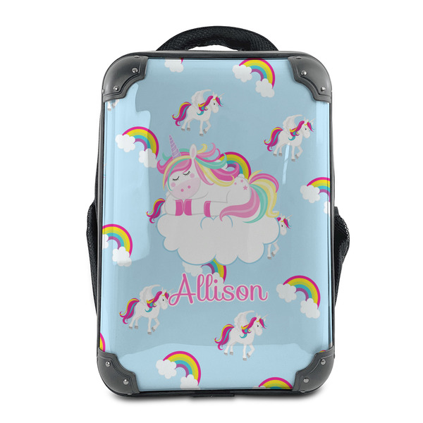 Custom Rainbows and Unicorns 15" Hard Shell Backpack (Personalized)