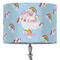 Rainbows and Unicorns 16" Drum Lampshade - ON STAND (Fabric)