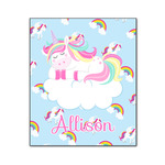 Rainbows and Unicorns Wood Print - 20x24 (Personalized)