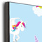 Rainbows and Unicorns 20x30 Wood Print - Closeup