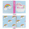 Rainbows and Unicorns 3 Ring Binders - Full Wrap - 1" - APPROVAL