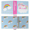 Rainbows and Unicorns 3 Ring Binders - Full Wrap - 2" - APPROVAL