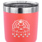 Rainbows and Unicorns 30 oz Stainless Steel Ringneck Tumbler - Coral - CLOSE UP