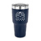 Rainbows and Unicorns 30 oz Stainless Steel Ringneck Tumblers - Navy - FRONT