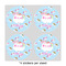 Rainbows and Unicorns 4" Multipurpose Round Labels - Sheet