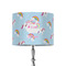 Rainbows and Unicorns 8" Drum Lampshade - ON STAND (Fabric)