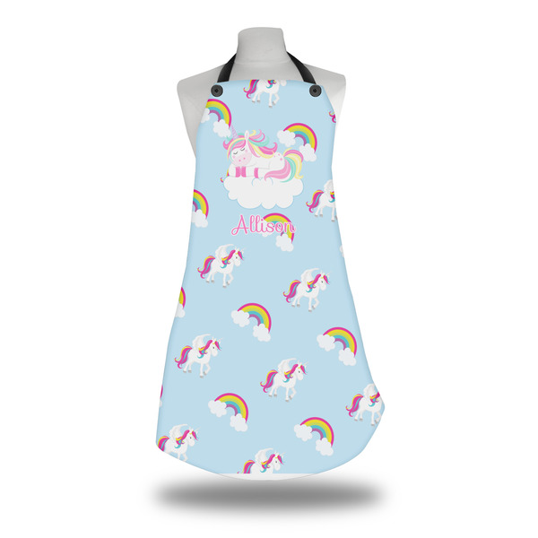 Custom Rainbows and Unicorns Apron w/ Name or Text