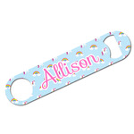 Rainbows and Unicorns Bar Bottle Opener w/ Name or Text