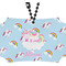 Rainbows and Unicorns Car Ornament - Berlin (Front)