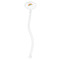 Rainbows and Unicorns Clear Plastic 7" Stir Stick - Oval - Single Stick