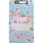 Rainbows and Unicorns Clipboard (Legal Size) w/ Name or Text