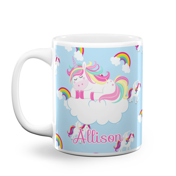 Custom Rainbows and Unicorns Coffee Mug (Personalized)