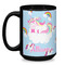 Rainbows and Unicorns Coffee Mug - 15 oz - Black