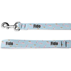 Rainbows and Unicorns Deluxe Dog Leash - 4 ft (Personalized)