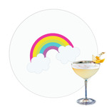 Rainbows and Unicorns Printed Drink Topper - 3.25"