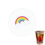 Rainbows and Unicorns Printed Drink Topper - 1.5"