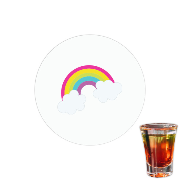 Custom Rainbows and Unicorns Printed Drink Topper - 1.5"