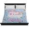 Rainbows and Unicorns Duvet Cover - King - On Bed - No Prop