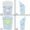 Rainbows and Unicorns French Fry Favor Box - Front & Back View