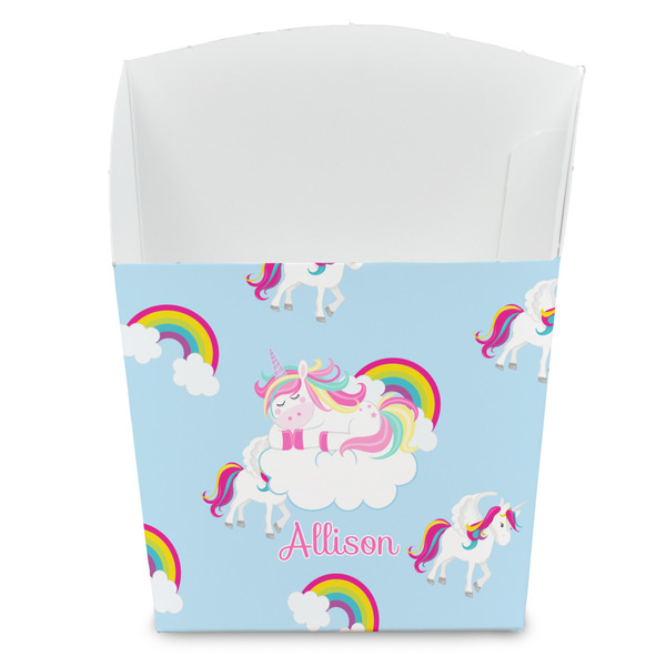 Custom Rainbows and Unicorns French Fry Favor Boxes (Personalized)