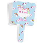 Rainbows and Unicorns Hand Mirror (Personalized)