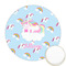 Rainbows and Unicorns Icing Circle - Medium - Front