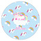 Rainbows and Unicorns Icing Circle - XSmall - Single