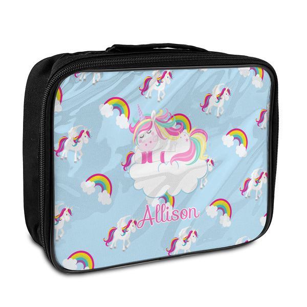 Custom Rainbows and Unicorns Insulated Lunch Bag w/ Name or Text