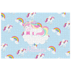 Rainbows and Unicorns Jigsaw Puzzle - 1000-piece (Personalized)