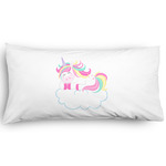 Rainbows and Unicorns Pillow Case - King - Graphic (Personalized)