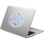 Rainbows and Unicorns Laptop Decal (Personalized)