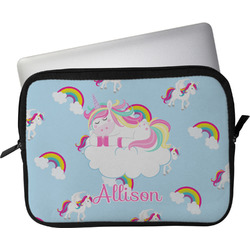 Rainbows and Unicorns Laptop Sleeve / Case - 15" w/ Name or Text