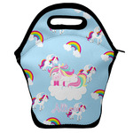 Rainbows and Unicorns Lunch Bag w/ Name or Text