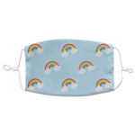 Rainbows and Unicorns Adult Cloth Face Mask - XLarge