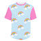 Rainbows and Unicorns Men's Crew Neck T Shirt Medium - Main