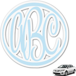 Rainbows and Unicorns Monogram Car Decal (Personalized)