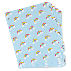 Rainbows and Unicorns Binder Tab Divider - Set of 5 (Personalized)