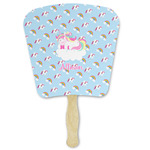 Rainbows and Unicorns Paper Fan (Personalized)