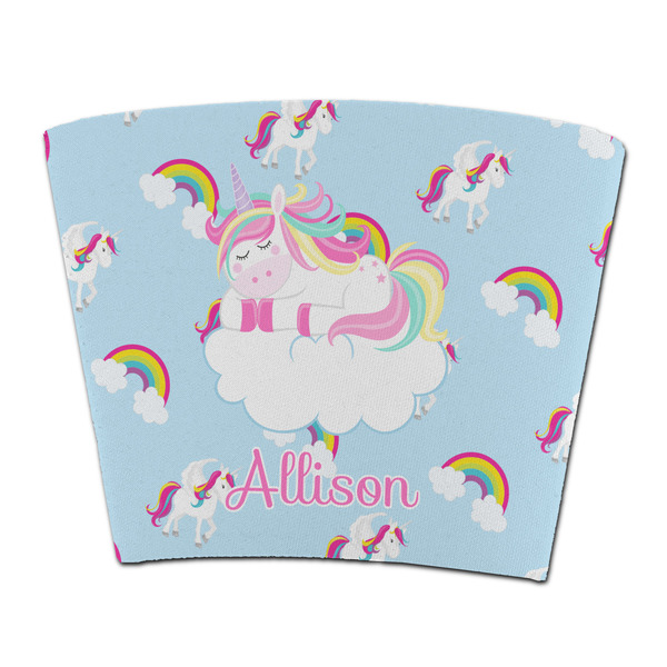 Custom Rainbows and Unicorns Party Cup Sleeve - without bottom (Personalized)