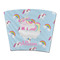 Rainbows and Unicorns Party Cup Sleeves - without bottom - FRONT (flat)