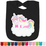 Rainbows and Unicorns Cotton Baby Bib